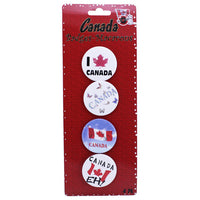 Canada Buttons 4/pkg