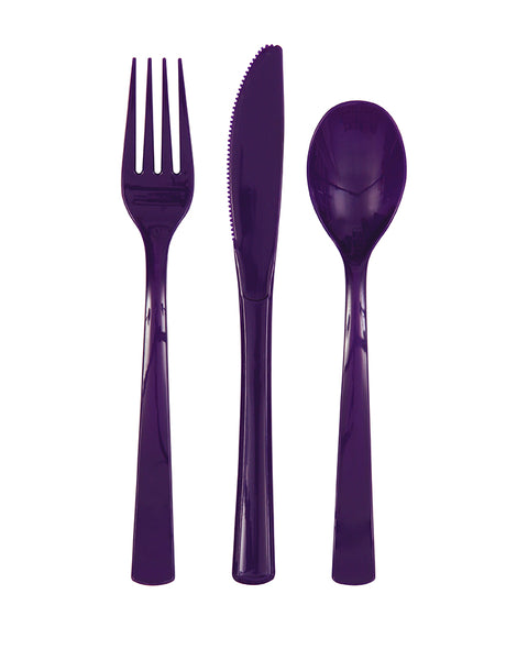 Deep Purple Assorted cutlery