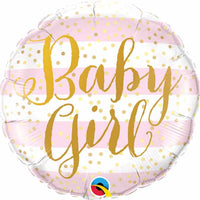 Baby girl 18" foil balloon